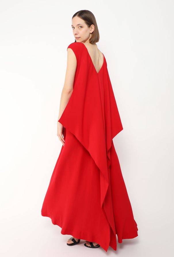 Valentino 2019 Cascading Cape Gown - 1