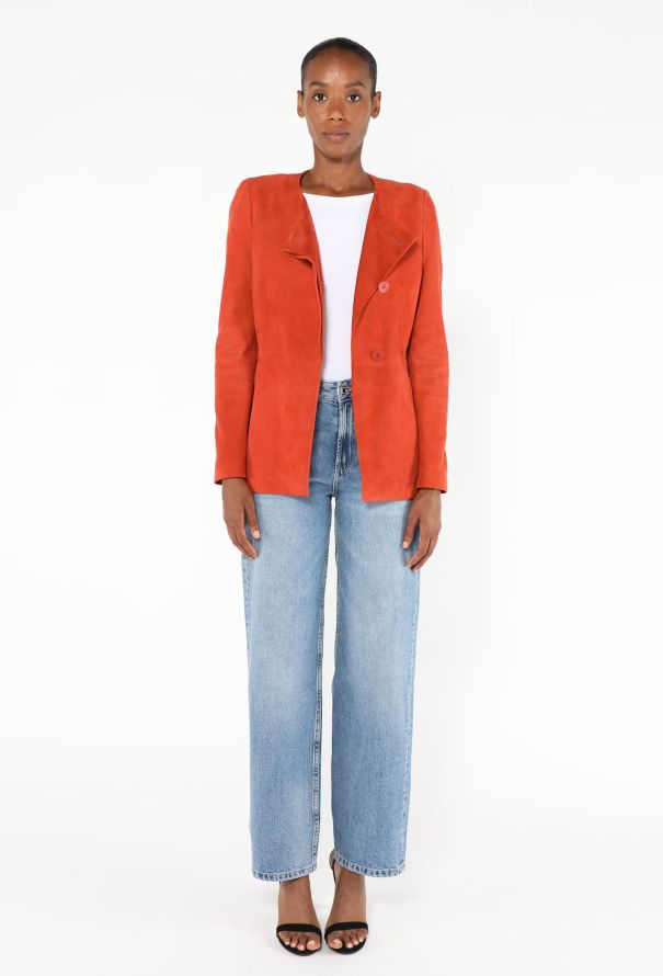 Altuzarra 2023 Belted Suede Jacket - 3