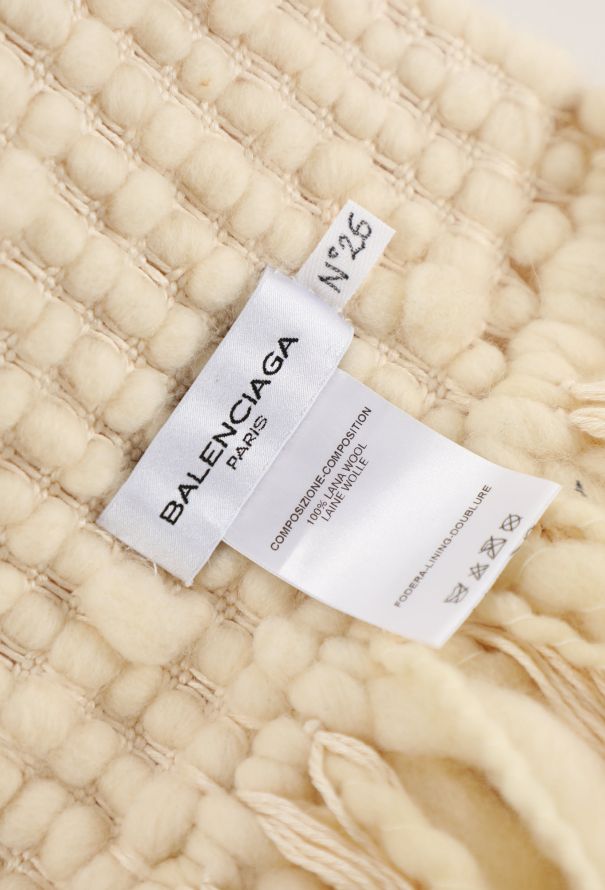 Balenciaga ULTRA RARE F/W 2002 Fringe Scarf - 6