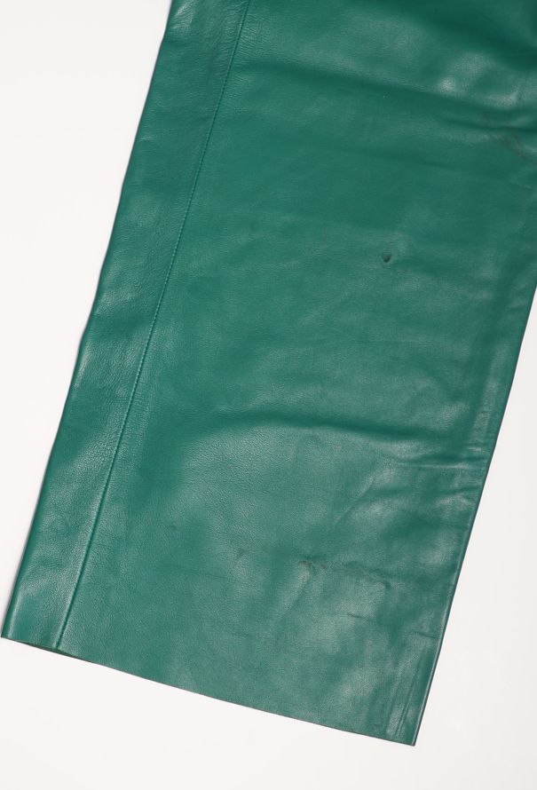 Loewe S/S 2015 Belted Leather Trousers - 9