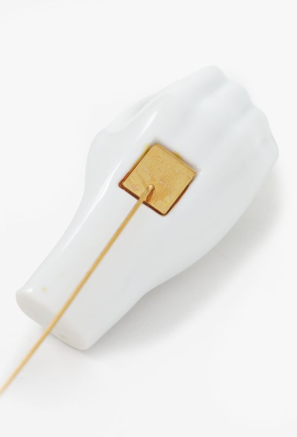 Céline COLLECTOR S/S 2015 Porcelain Hand Brooch - 6