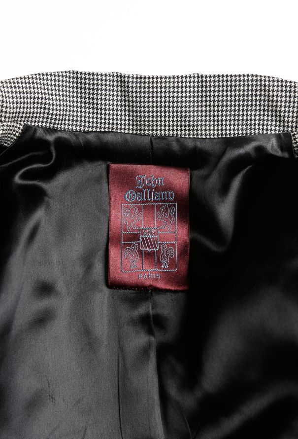 John Galliano COLLECTOR S/S 1995 'Pin-Up' Houndstooth Ensemble - 9
