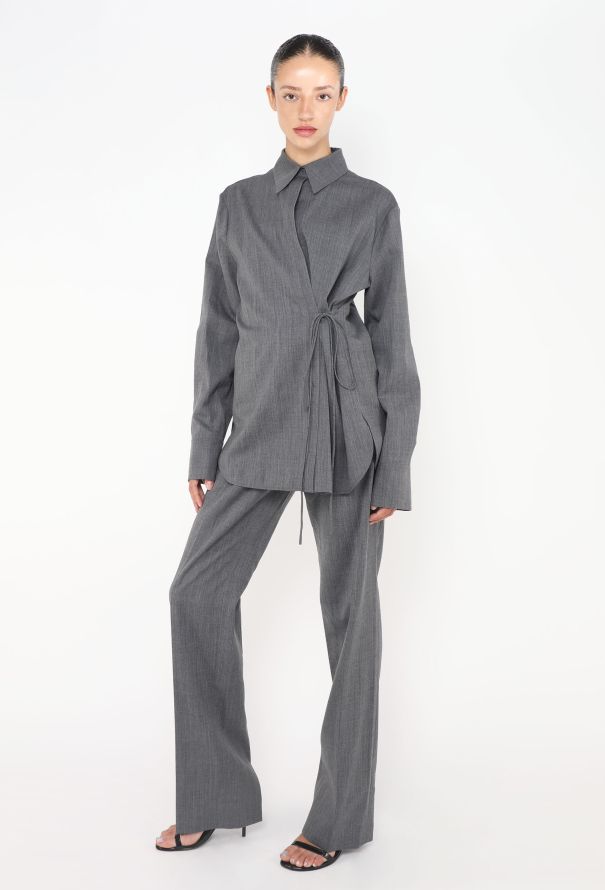 Jil Sander 2024 Oversized Wrap Ensemble - 1