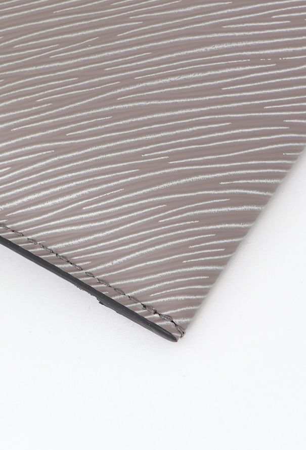 Louis Vuitton Matte Grey Epi Envelope Pouch - 8 Louis Vuitton Matte Grey Epi Envelope Pouch - 8