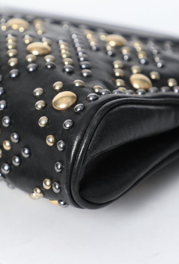 Saint Laurent 2010 Studded Leather Clutch - 8