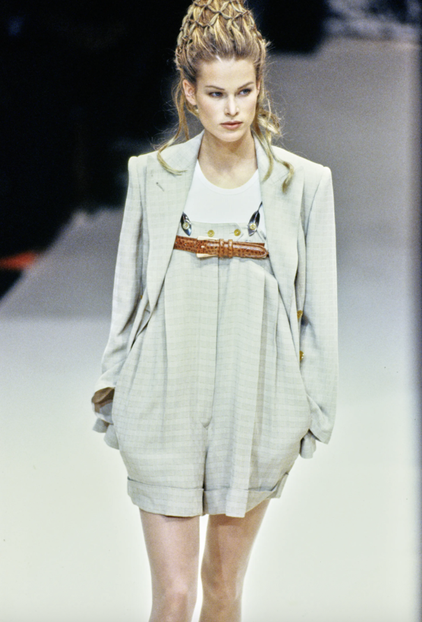 Jean Paul Gaultier 1993 Gingham Check Suspender Jumpsuit - 6