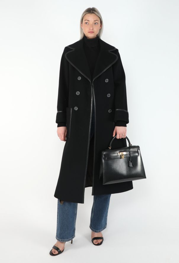 Hermès Vintage Black Box Kelly Sellier 32 - 2