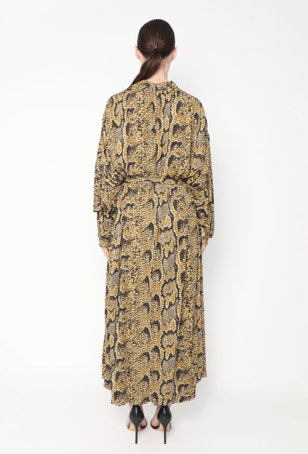 Céline Pre-Fall 2018 Belted Snake Dress - 4 Céline Pre-Fall 2018 Belted Snake Dress - 4