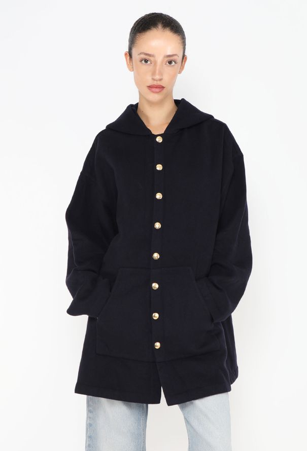 Céline 2021 Cashmere Hooded Jacket - 1 Céline 2021 Cashmere Hooded Jacket - 1