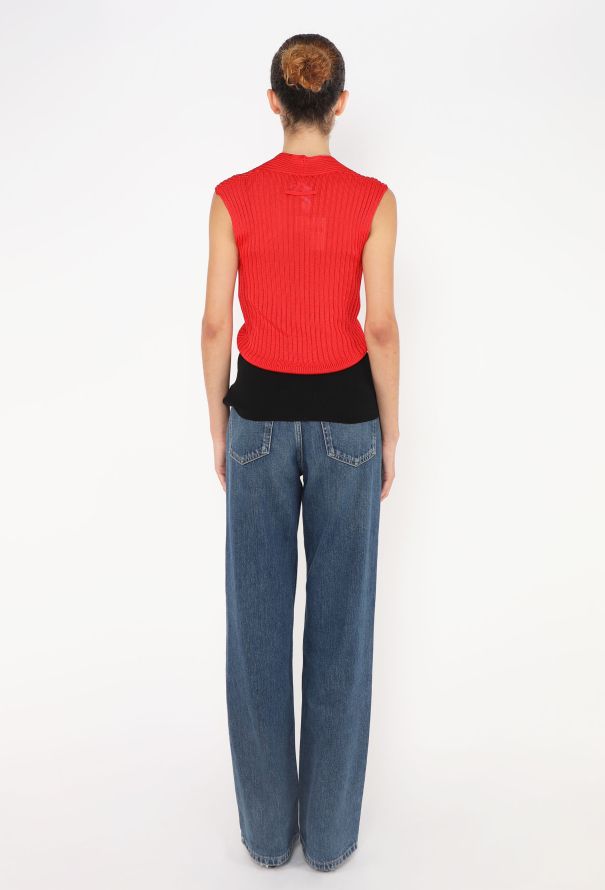 Jean Paul Gaultier '90s Ribbed Knit Top - 3