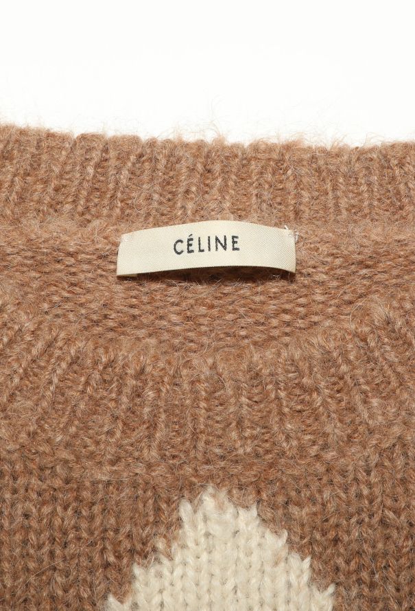 Céline Harlequin Alpaca Knit Sweater - 4 Céline Harlequin Alpaca Knit Sweater - 4