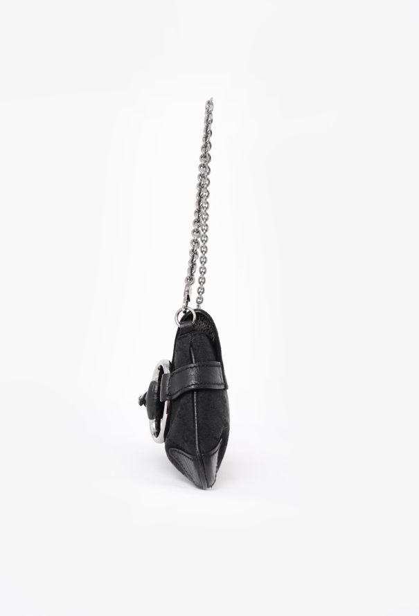 Gucci Black Horsebit Monogram Bag - 5 Gucci Black Horsebit Monogram Bag - 5