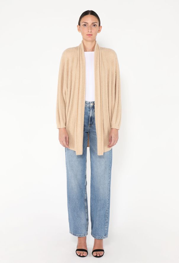 Loro Piana Cocooning Cashmere and Silk Bouclé Cardigan - 3