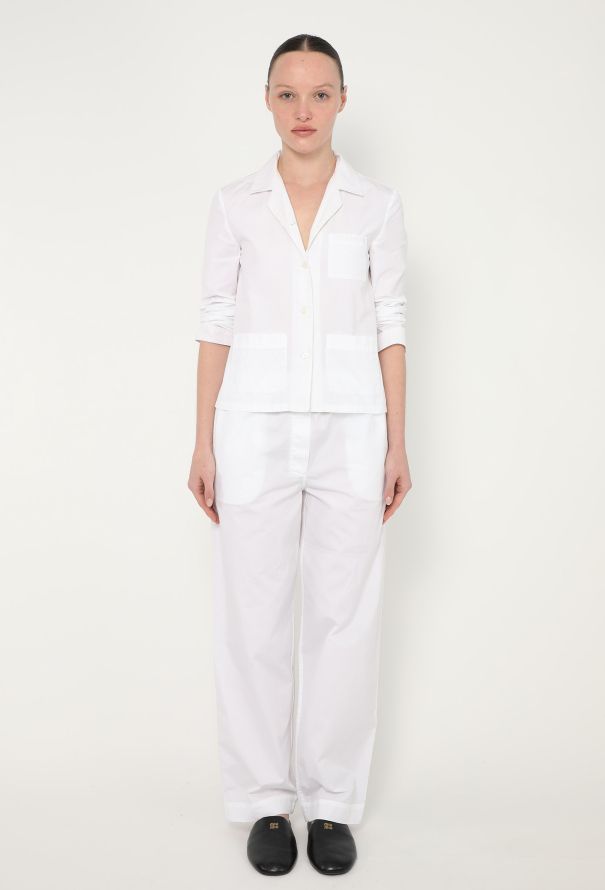 Miu Miu F/W 2024 Logo Pocket Pajama Set - 1