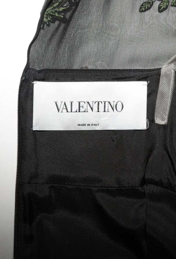 Valentino Floral Beaded A-Line Dress - 5 Valentino Floral Beaded A-Line Dress - 5