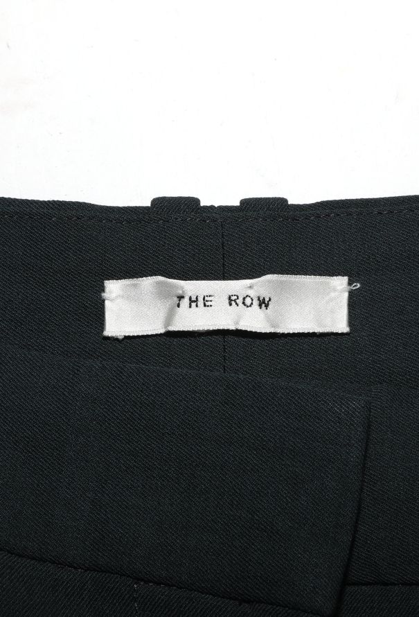 The Row Silas Petrol Pleated Trousers, 2021 - 5