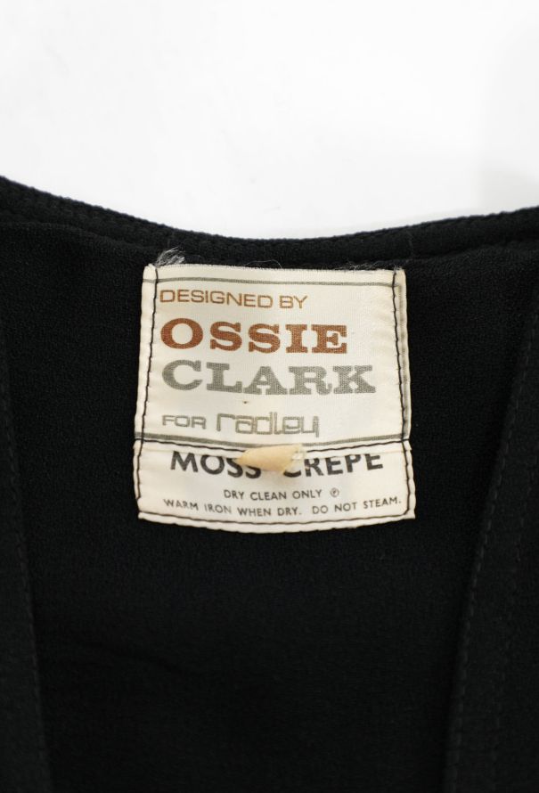 Ossie Clark '70s Plunging Crêpe Dress - 5