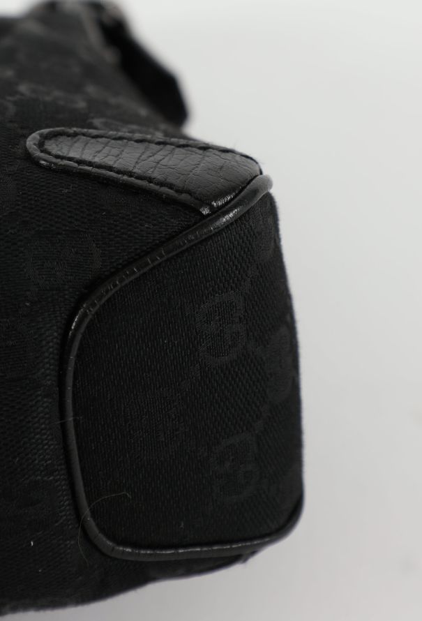 Gucci 2003 'GG' Canvas Horsebit Shoulder Bag - 8