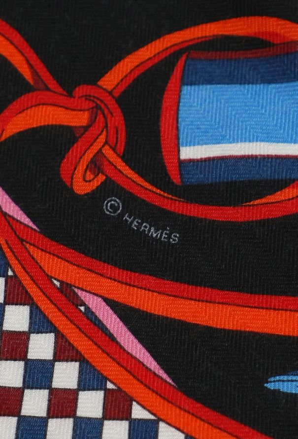 Hermès 'Fouets et Badines' 140cm Cashmere Shawl - 5