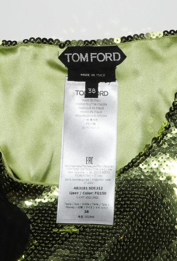 Tom Ford Sequinned Mesh Gown, 2022 - 5