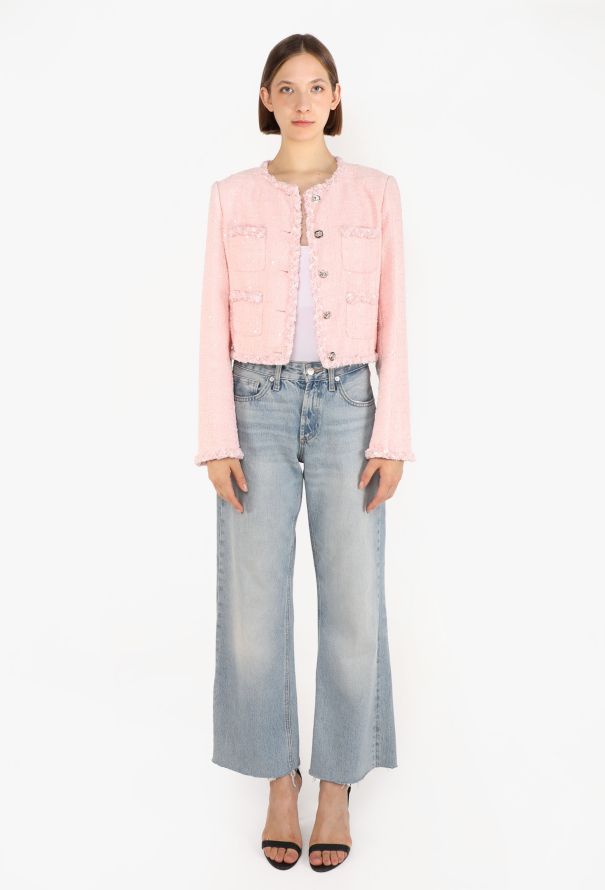 Chanel Sequin Tweed 'CC' Jacket, 2025 - 4