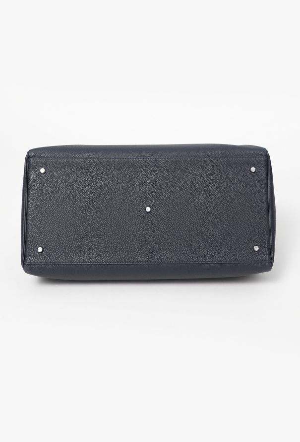 Hermès Bleu Nuit Togo Kelly Retourné 50 - 10