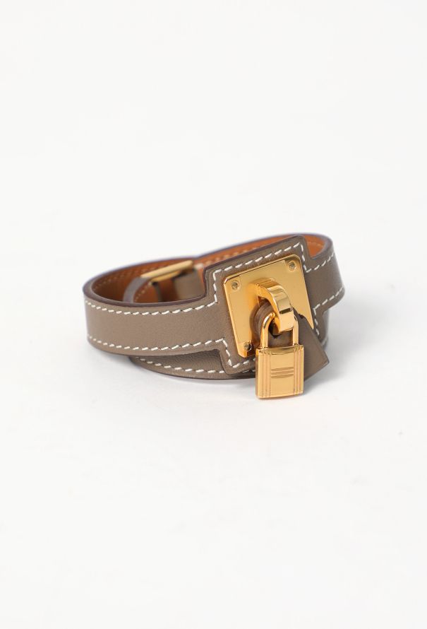 Hermès Taupe Epsom 'O'Kelly' Bracelet - 3