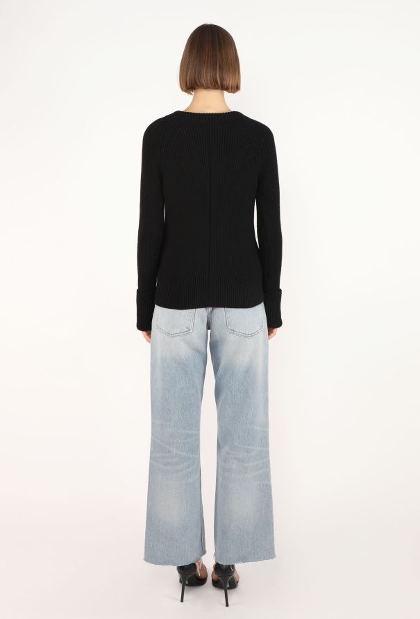 The Row Wool Ribbed Knit Jumper - 4