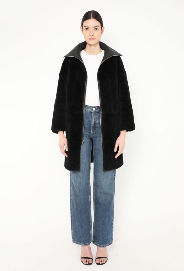 Hermès F/W 2021 Reversible Lambskin Shearling Coat - 6