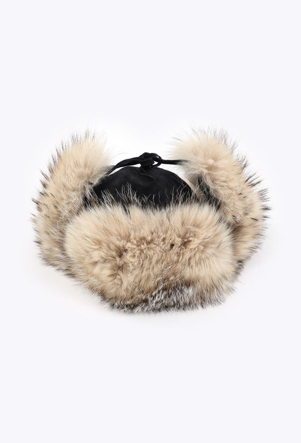 Hermès Badger Fur Aviator Cap - 1