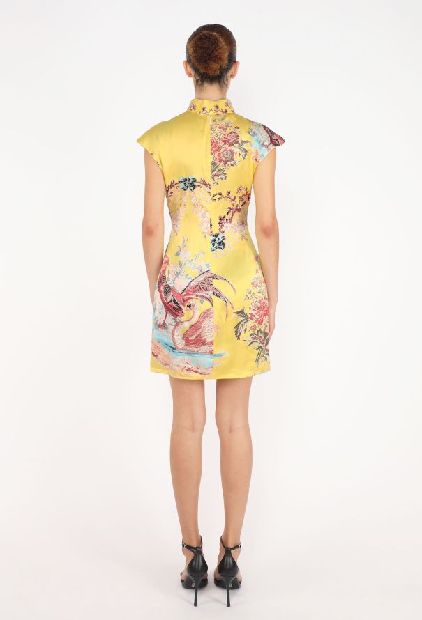 Roberto Cavalli Chinoiserie Silk Dress, S/S 2003 - 7