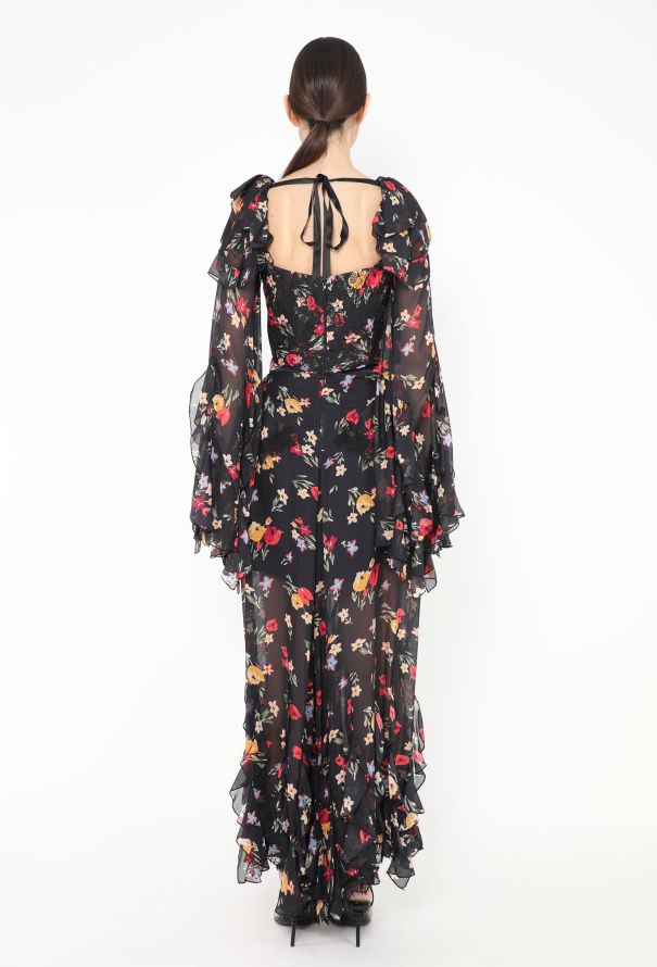 Rodarte S/S 2018 Ruffled Palazzo Ensemble - 7