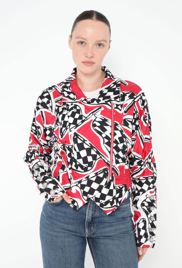 Chanel Resort 2023 Harlequin Silk Jacket - 5