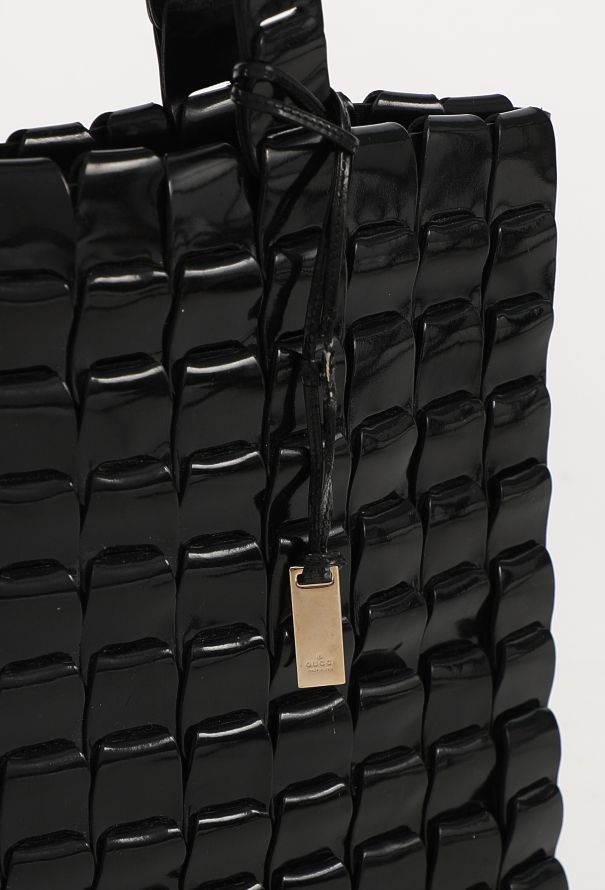 Gucci 2002 Tom Ford Patent Leather Tote - 13
