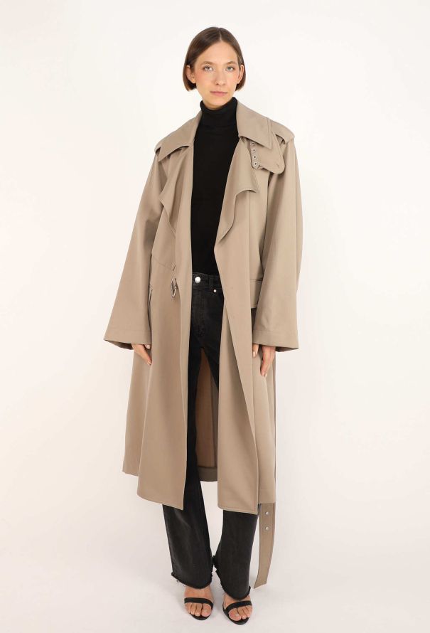 Céline Belted Cargo Trench, Resort 2017 - 7