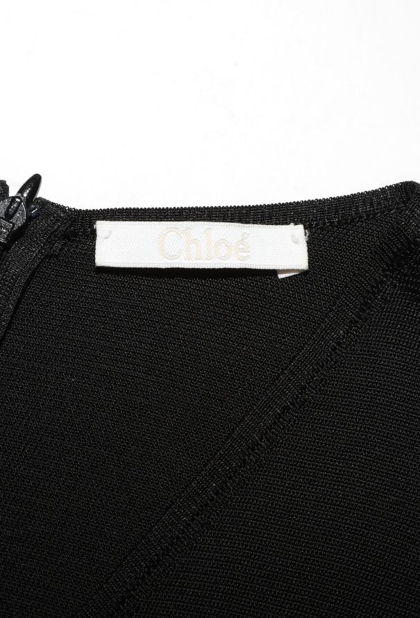 Chloé Woven Trim Ribbed Jumpsuit - 6