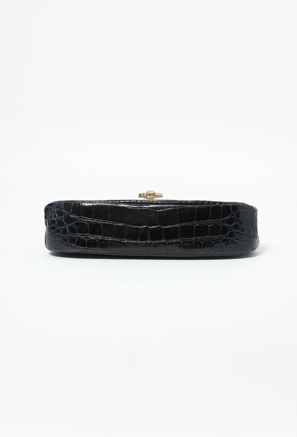 Dior '70s Porosus Shoulder Bag - 7