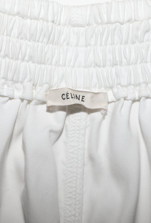 Céline Wide-Leg Poplin Culottes - 8