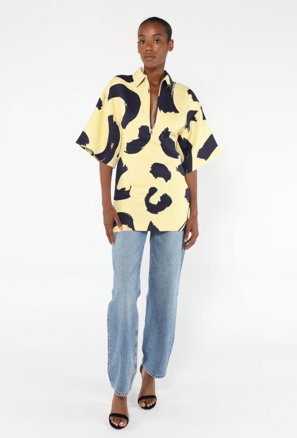 Céline S/S 2014 Brushstroke Tunic - 3