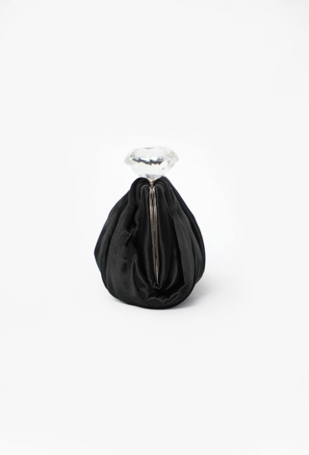 Chanel Satin Embellished Clutch Bag - 5