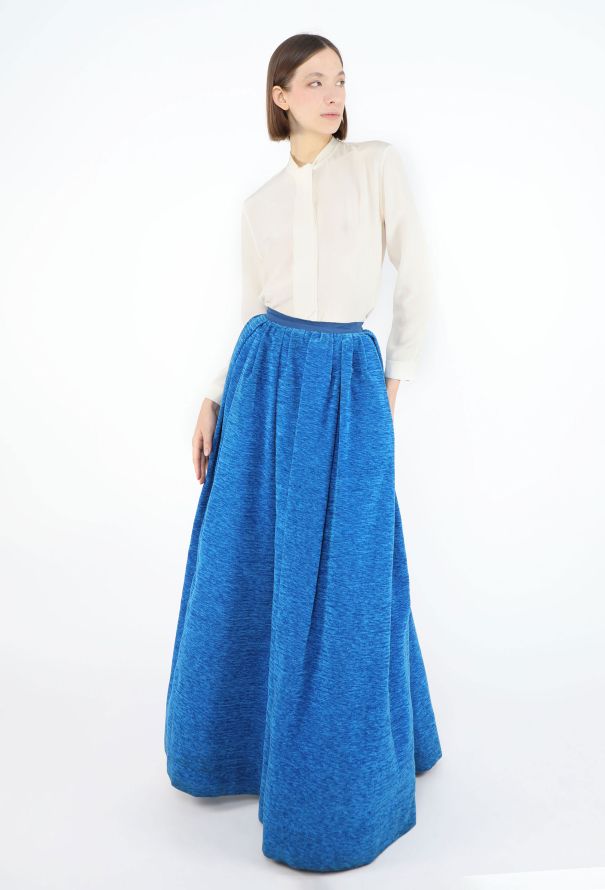 Saint Laurent Haute Couture 1976 Jacquard Maxi Skirt - 1