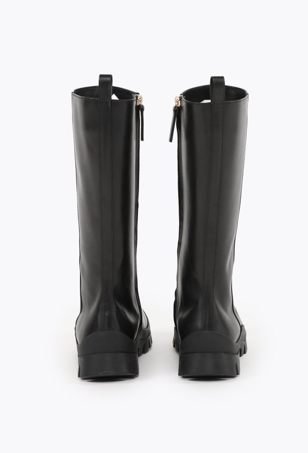 The Row 2023 Calfskin Greta Moto Boots - 4
