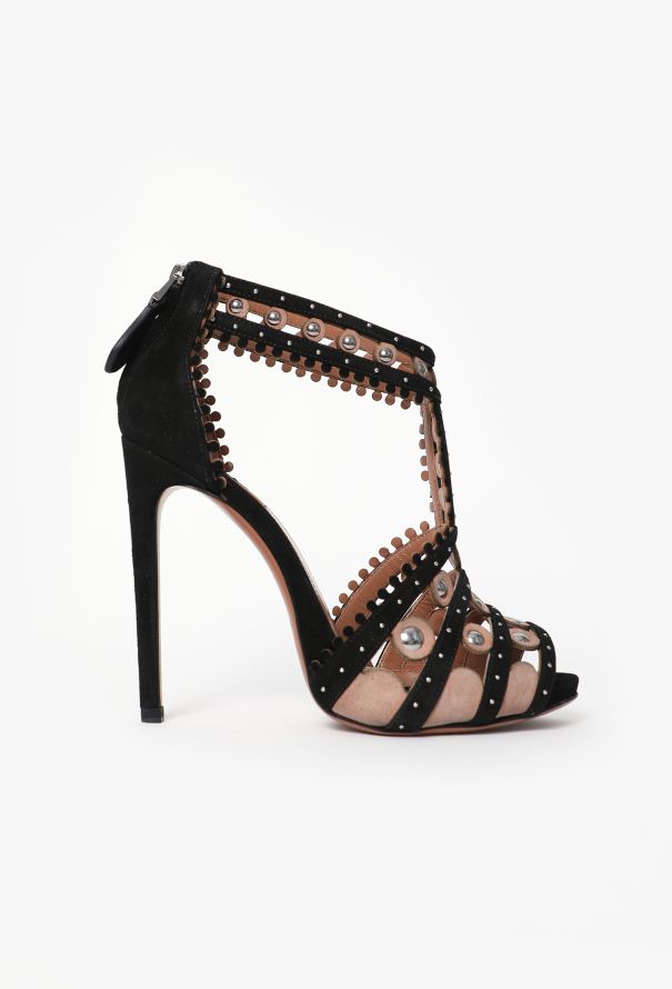 Alaïa Gladiator Cut-Out Sandals - 1