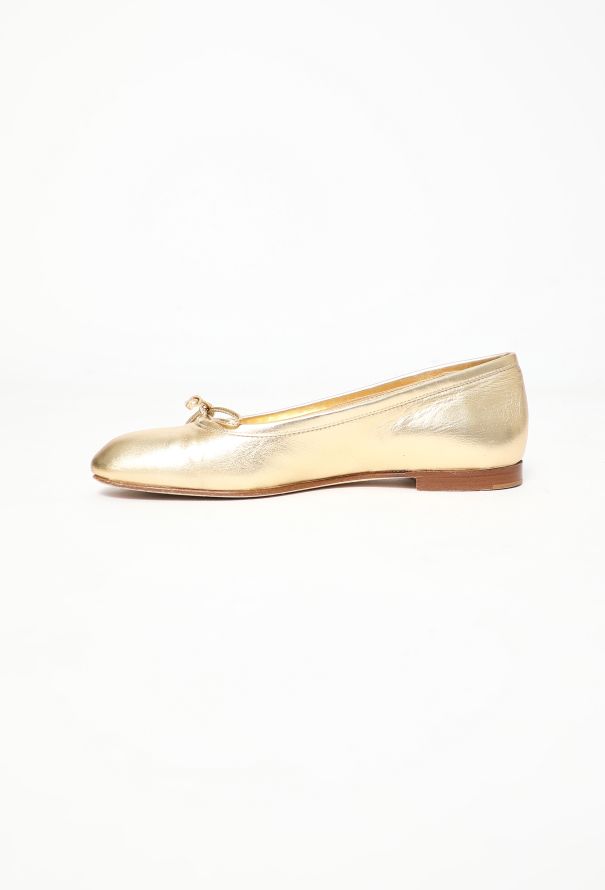 Manolo Blahnik 2023 Metallic Veralli Ballerina Flats - 4 Manolo Blahnik 2023 Metallic Veralli Ballerina Flats - 4