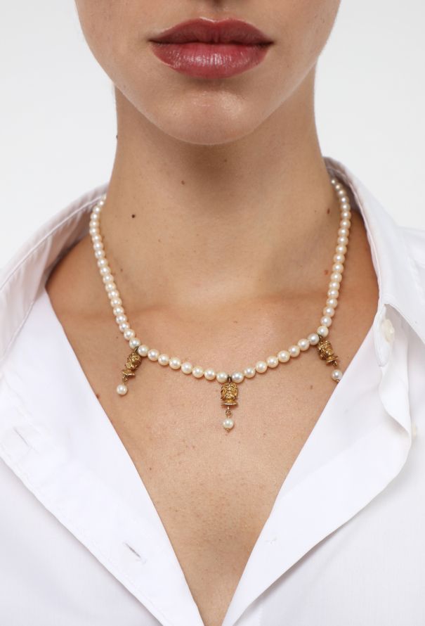 Modern Fine Jewelry Germano Gioielleria 18k Yellow Gold & Pearl Necklace - 2