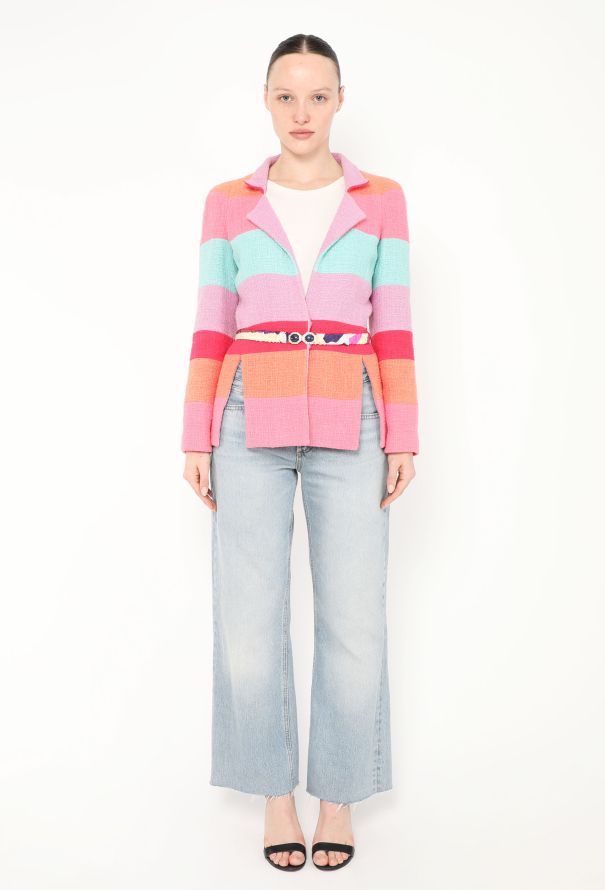 Chanel Resort 2016 Paris-Seoul Colorblock Blazer - 4