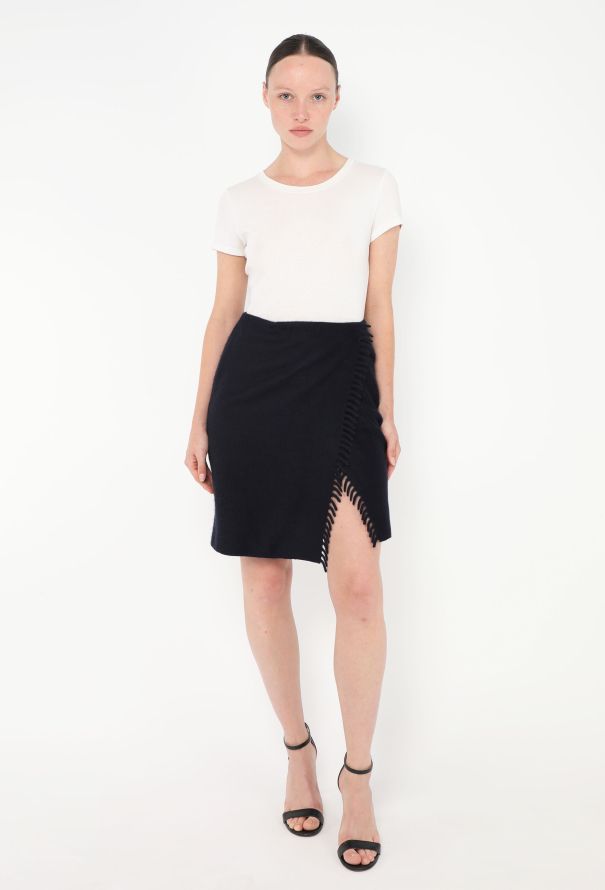 Prada 2023 Cashmere Wrap Skirt - 1