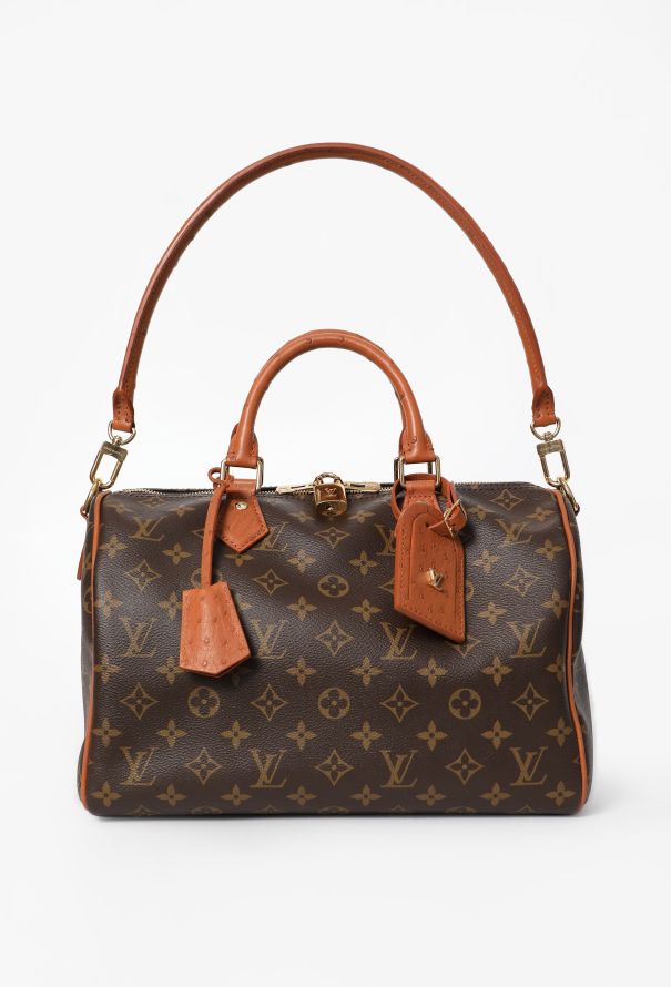 Louis Vuitton Monogram Boho Speedy Soft 30 Ostrich, S/S 2025 - 4