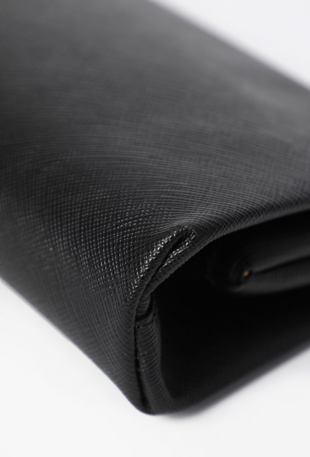 Prada Saffiano East-West Frame Clutch - 10