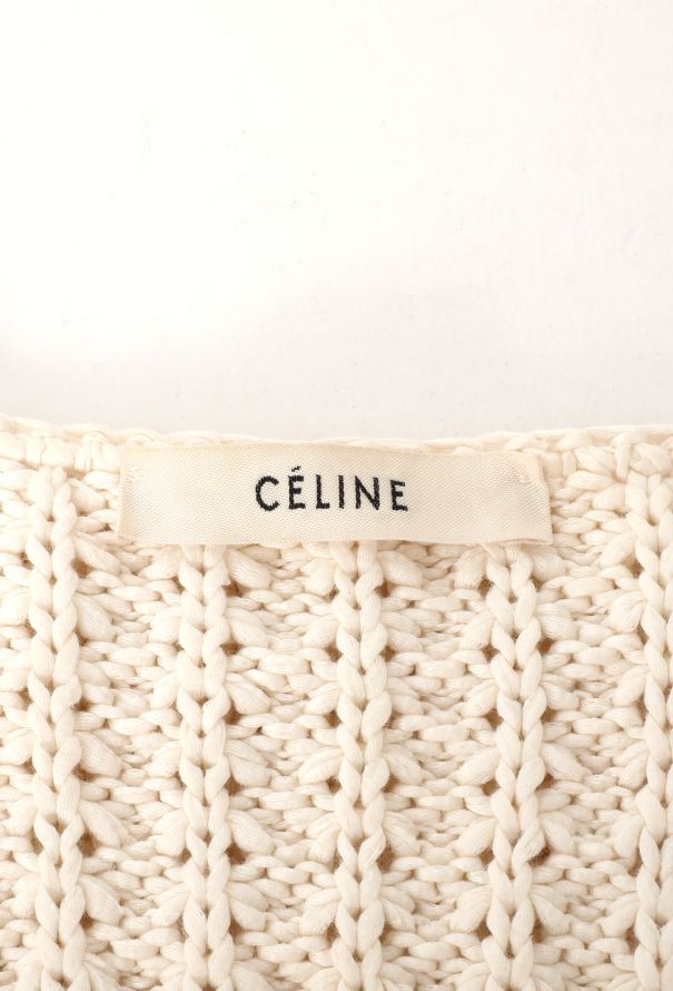 Céline Contrast Trim Knit Sweater - 5 Céline Contrast Trim Knit Sweater - 5